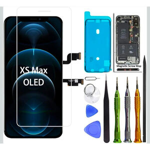 Cell Phone Screen Protector for iPhone XS Max 6.5 inch Black Blue
